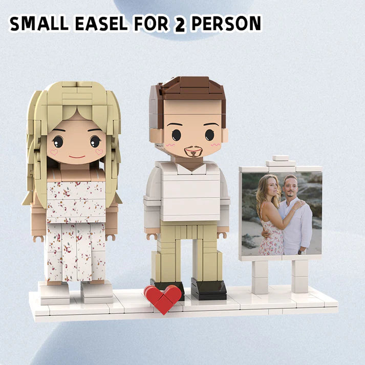 Custom DIY Portrait Figures – High-Quality Personalized Brick Set