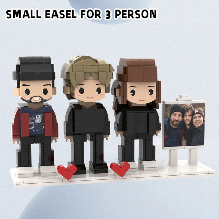 Custom DIY Portrait Figures – High-Quality Personalized Brick Set