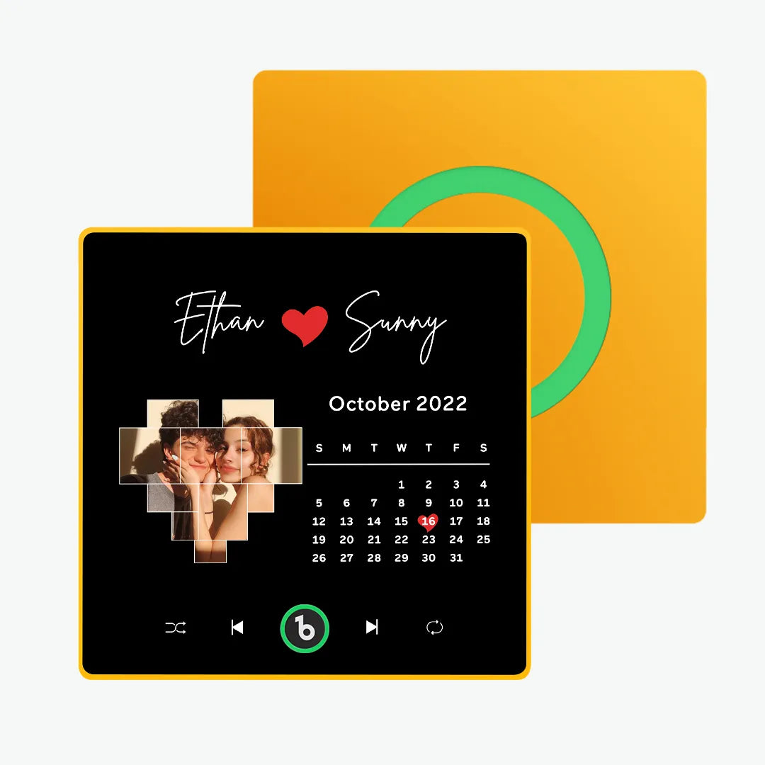 Customized Music Fridge Magnet Personalized Photo Fridge Magnet Can Play Songs and Adjust Volume