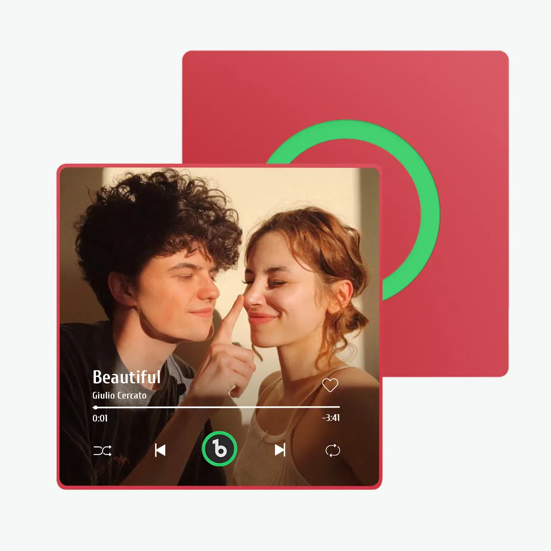 Customized Music Fridge Magnet Personalized Photo Fridge Magnet Can Play Songs and Adjust Volume