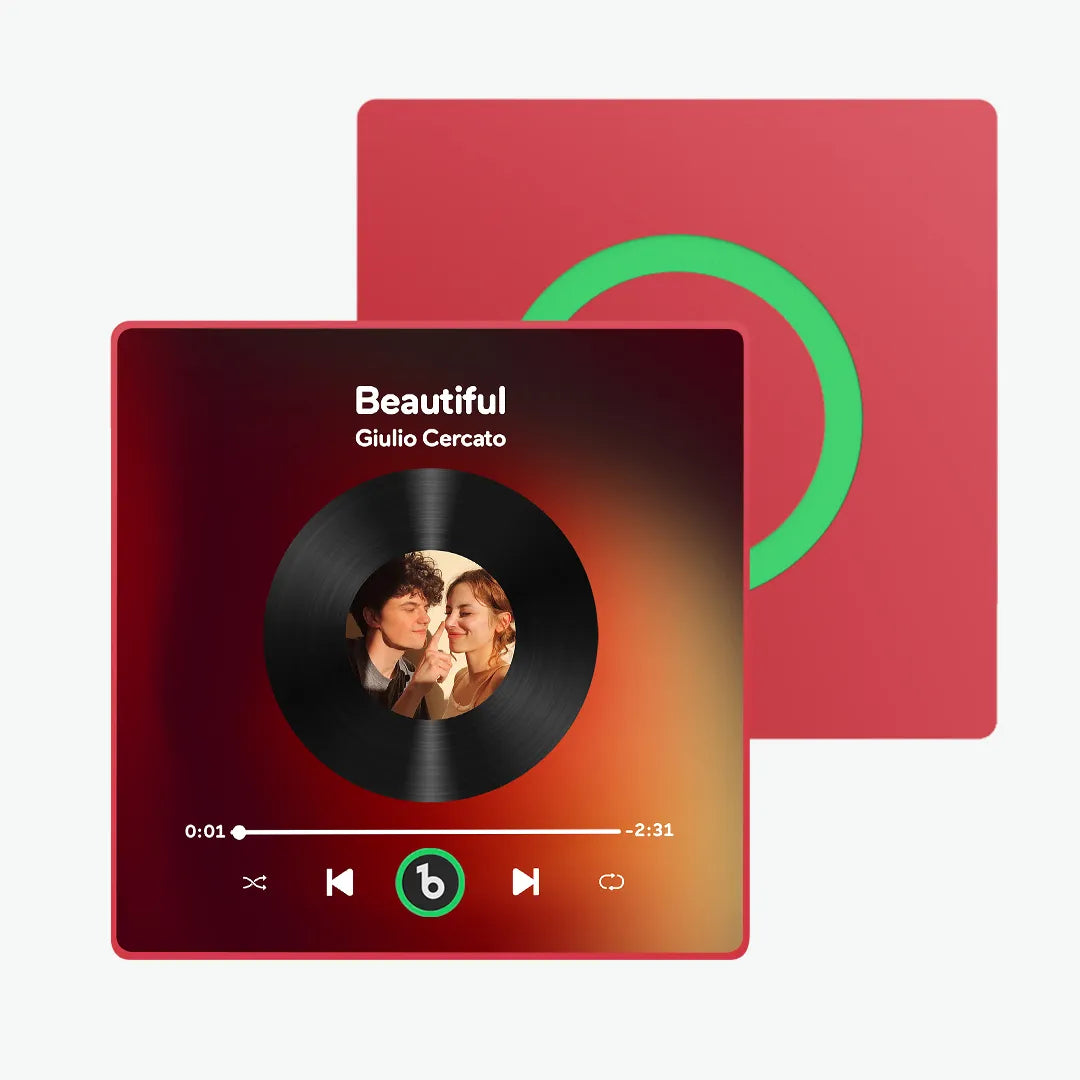 Customized Music Fridge Magnet Personalized Photo Fridge Magnet Can Play Songs and Adjust Volume