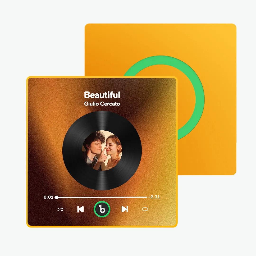 Customized Music Fridge Magnet Personalized Photo Fridge Magnet Can Play Songs and Adjust Volume