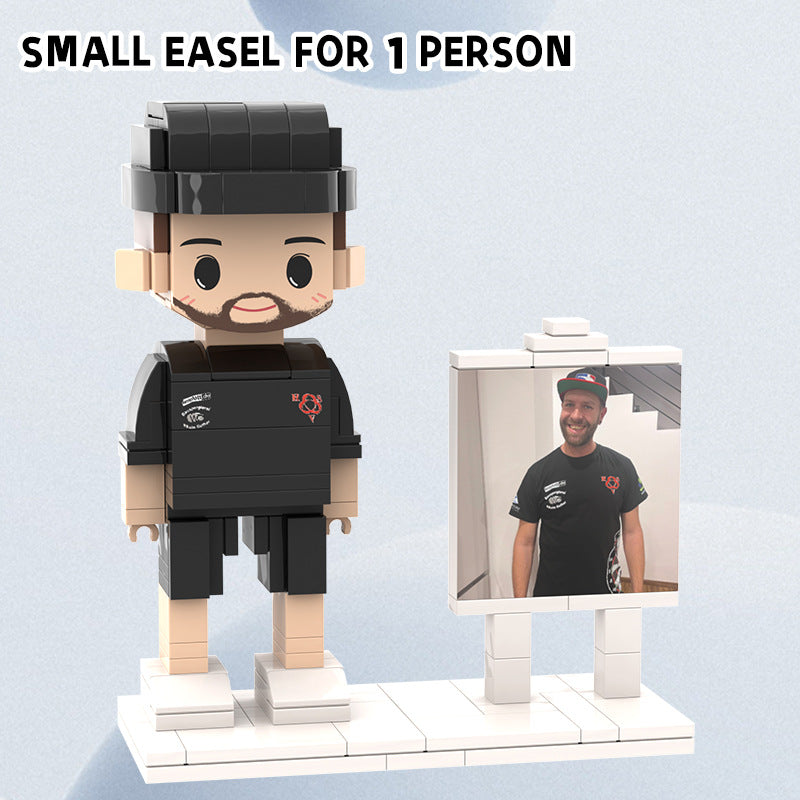 Custom DIY Portrait Figures – High-Quality Personalized Brick Set