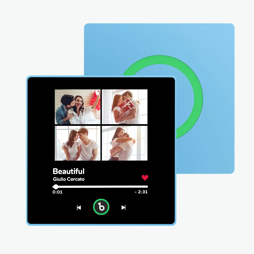 Customized Music Fridge Magnet Personalized Photo Fridge Magnet Can Play Songs and Adjust Volume