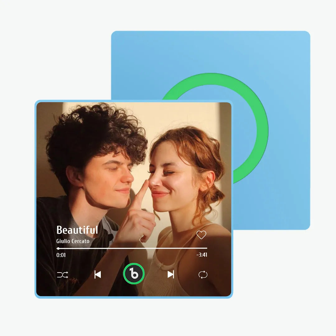 Customized Music Fridge Magnet Personalized Photo Fridge Magnet Can Play Songs and Adjust Volume