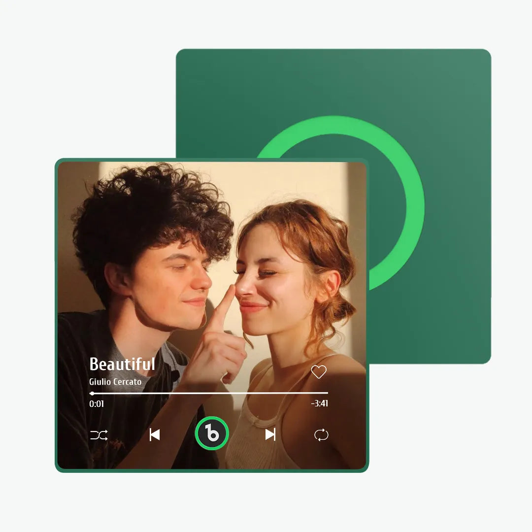 Customized Music Fridge Magnet Personalized Photo Fridge Magnet Can Play Songs and Adjust Volume