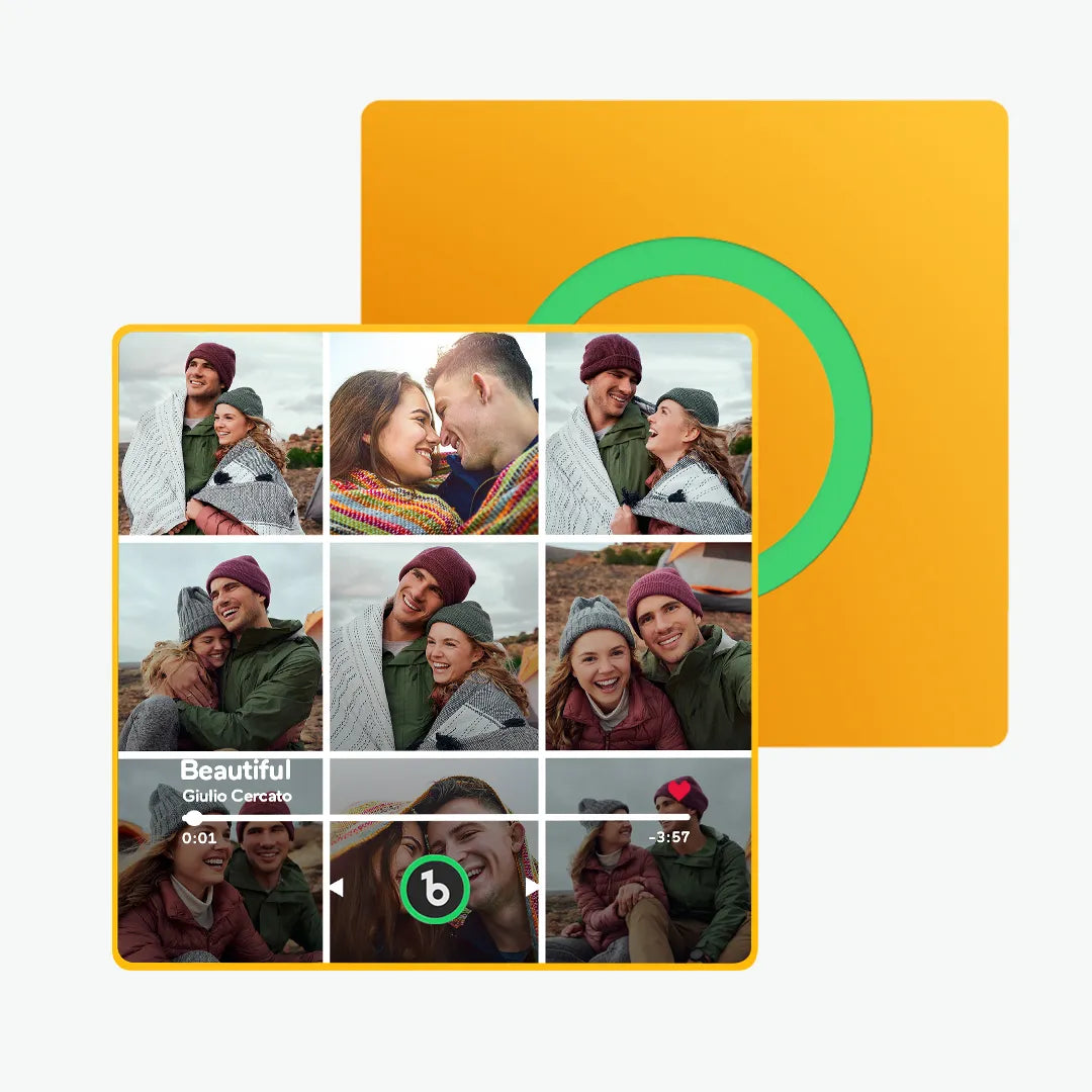 Customized Music Fridge Magnet Personalized Photo Fridge Magnet Can Play Songs and Adjust Volume